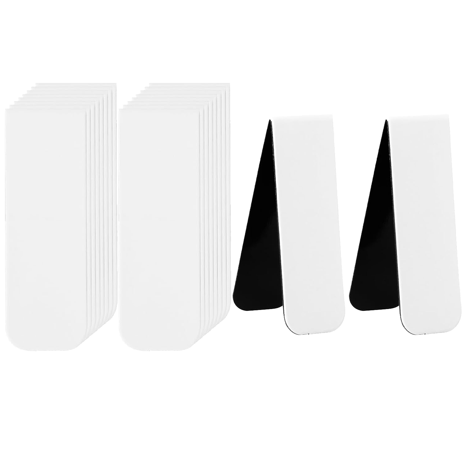 Bookmark Magnetic Clip - 15PCS Blank Sublimation Magnetic Bookmarks –