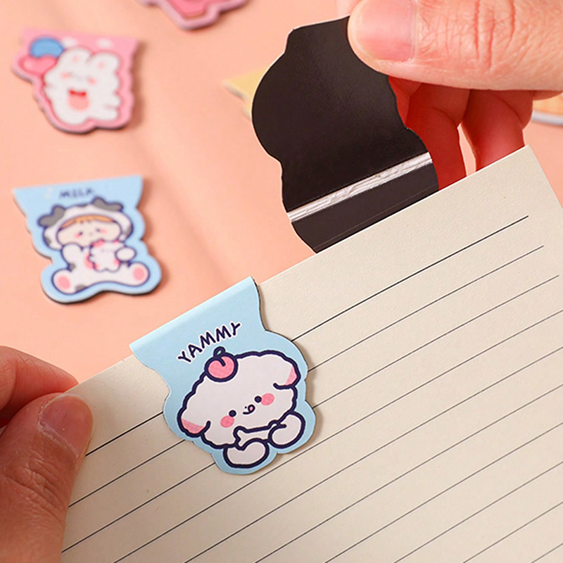 5pcs Cute Cartoon Bear Magneti - Bookmark Magnetic Clip recension och pris