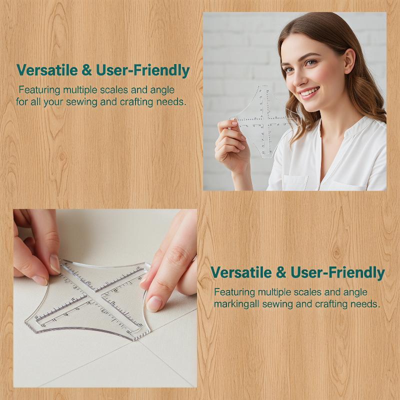 Acrylic Transparent Density Ru - Ruler Set Transparent recension och pris
