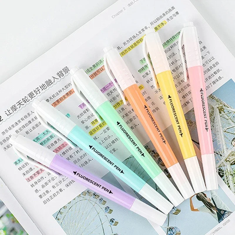 STONEGO 6PCS Dual Tip Highligh - Highlighter Set Pastel recension och pris