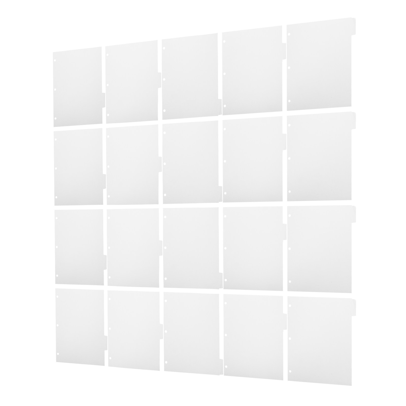 4Sets Blank Write Page Divider - Index Tab Divider recension och pris