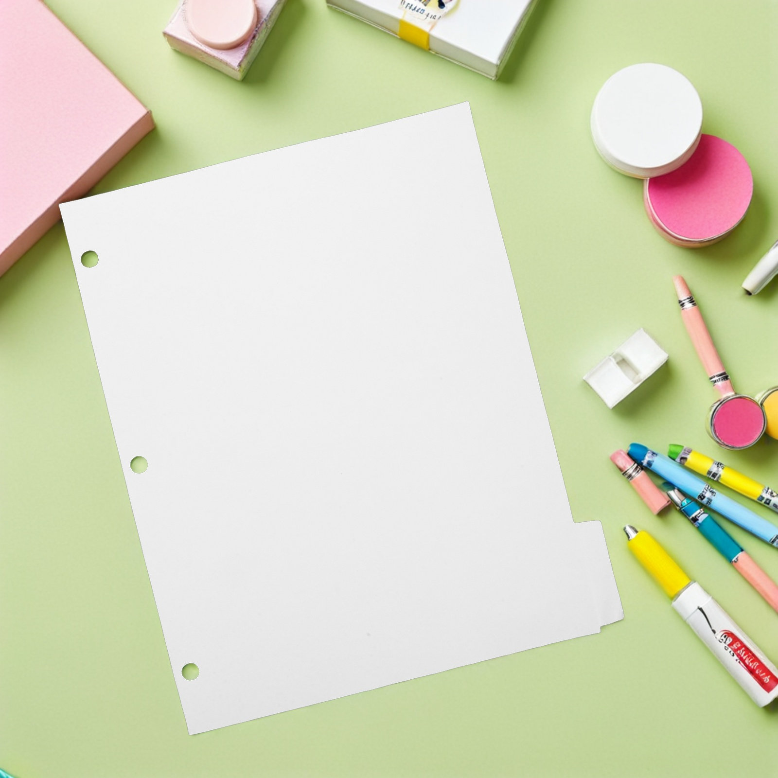 4Sets Blank Write Page Divider - Index Tab Divider recension och pris