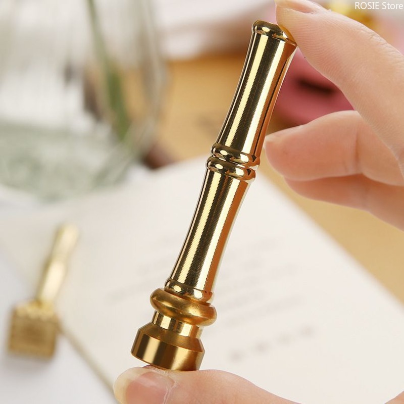 Bamboo Shape Brass Stamp Handl - Wax Seal Stamp Kit recension och pris