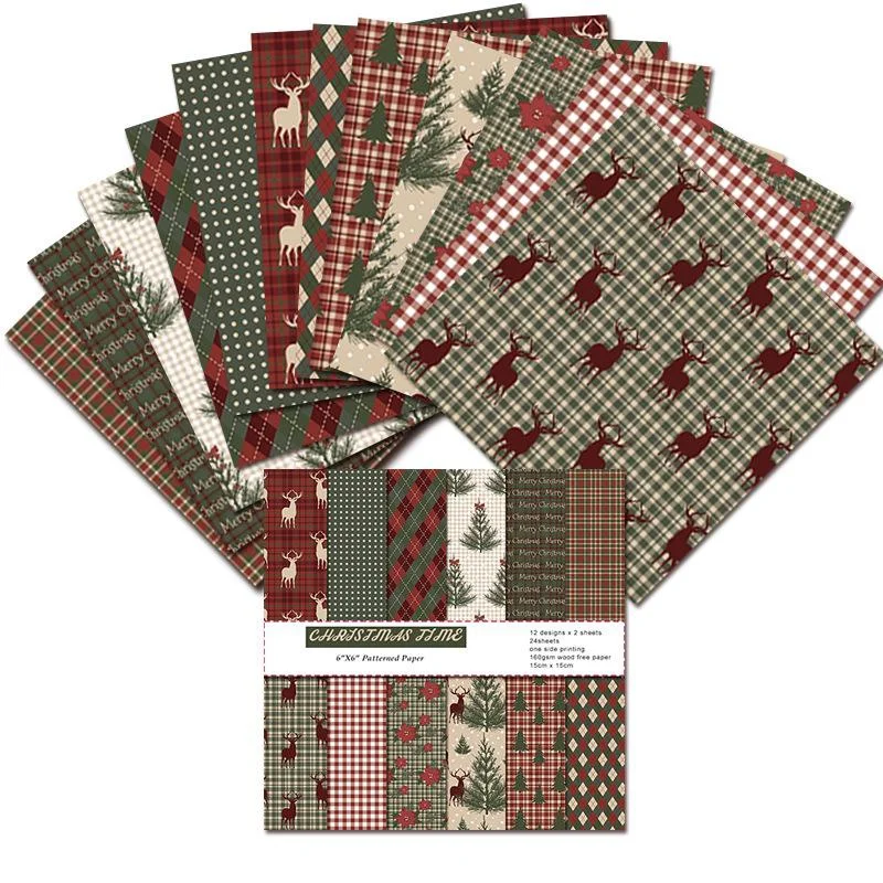 1Set Vintage Merry Christmas S - Graph Paper Pad recension och pris