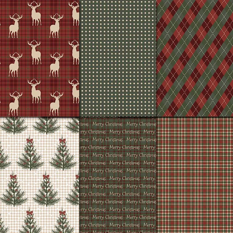 1Set Vintage Merry Christmas S - Graph Paper Pad recension och pris