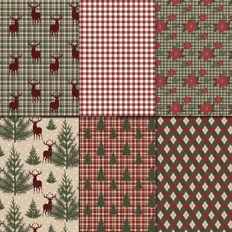1Set Vintage Merry Christmas S - Graph Paper Pad recension och pris