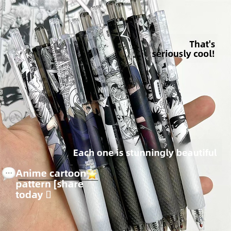 Anime Naruto Gel Pen Cute Cart - Gel Ink Pen Set recension och pris