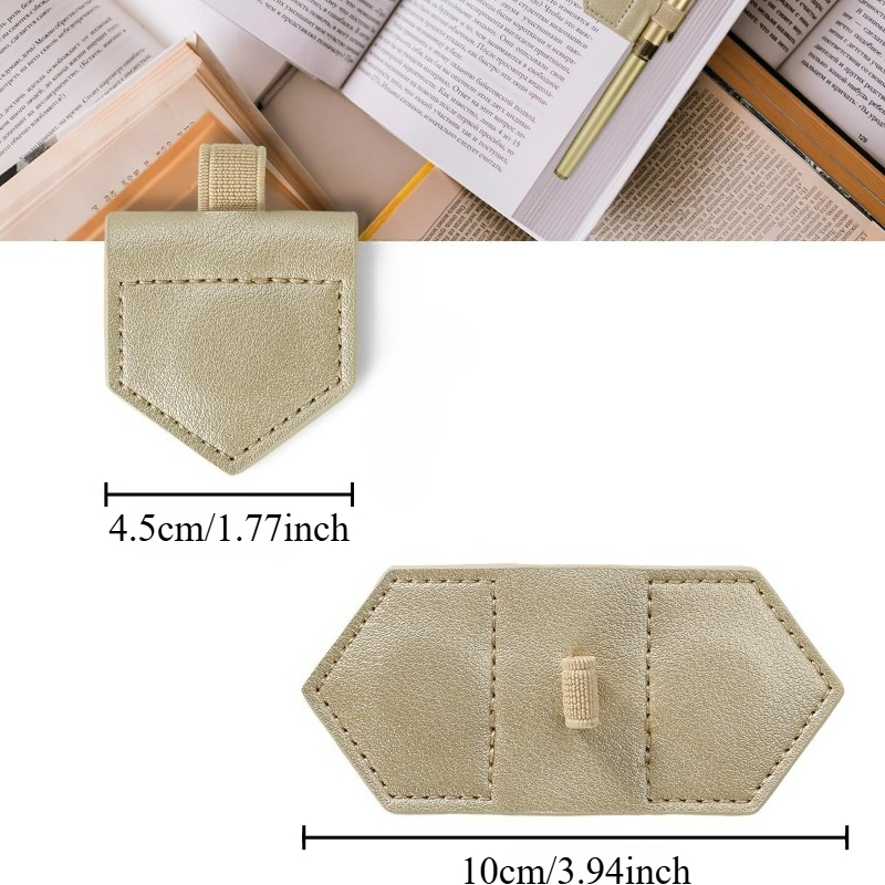 1pc Magnetic PU Leather Bookma - Bookmark Magnetic Clip recension och pris
