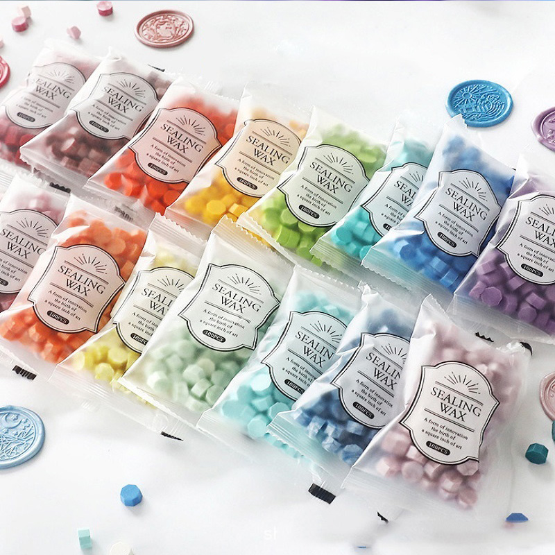 100 Pcs Wax Seal Beads Sealing - Wax Seal Stamp Kit recension och pris