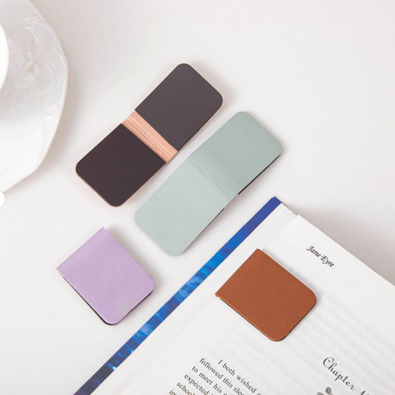 Premium Leather Magnetic Bookm - Bookmark Magnetic Clip recension och pris