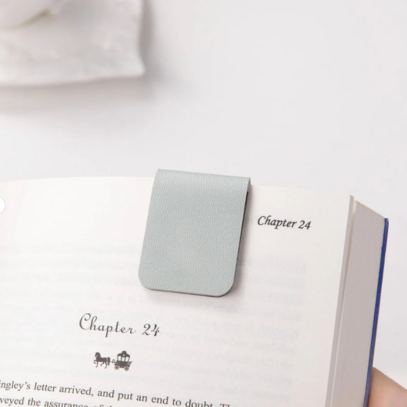 Premium Leather Magnetic Bookm - Bookmark Magnetic Clip recension och pris