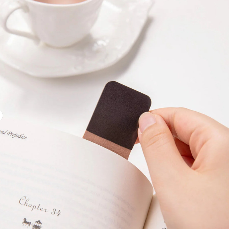Premium Leather Magnetic Bookm - Bookmark Magnetic Clip recension och pris