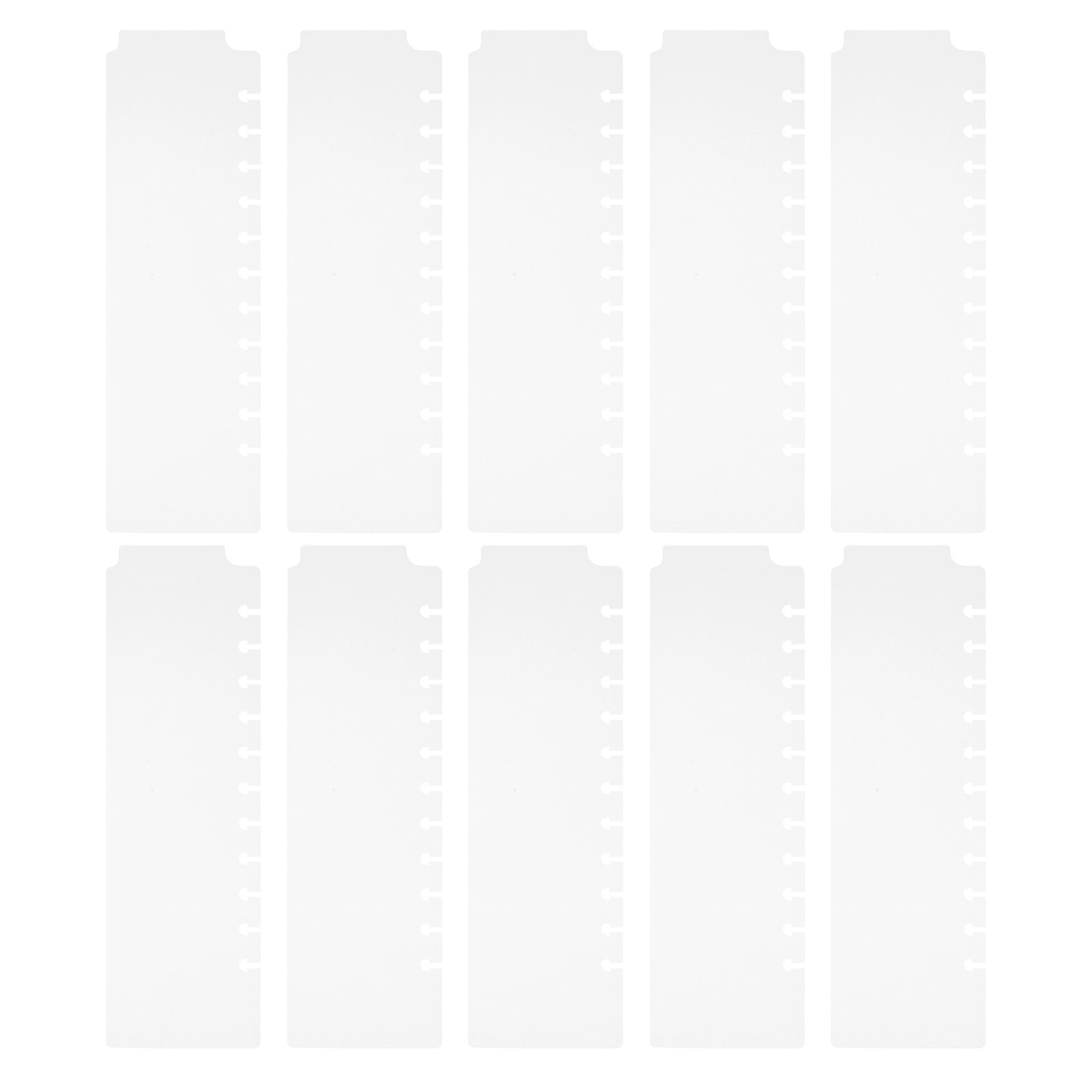 10Pcs Loose Leaf Binder Divide - Index Tab Divider recension och pris