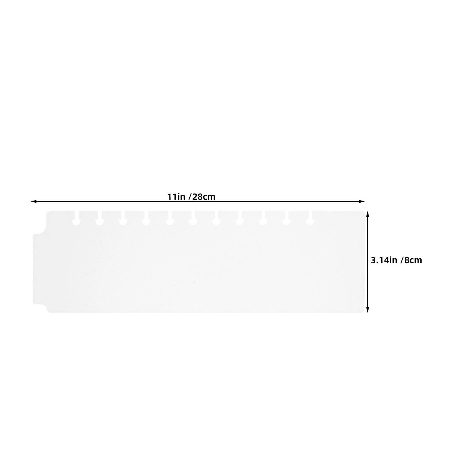10Pcs Loose Leaf Binder Divide - Index Tab Divider recension och pris