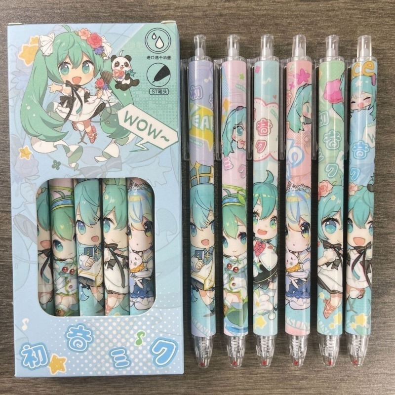 Hatsune Miku quick-drying gel  - Gel Ink Pen Set recension och pris