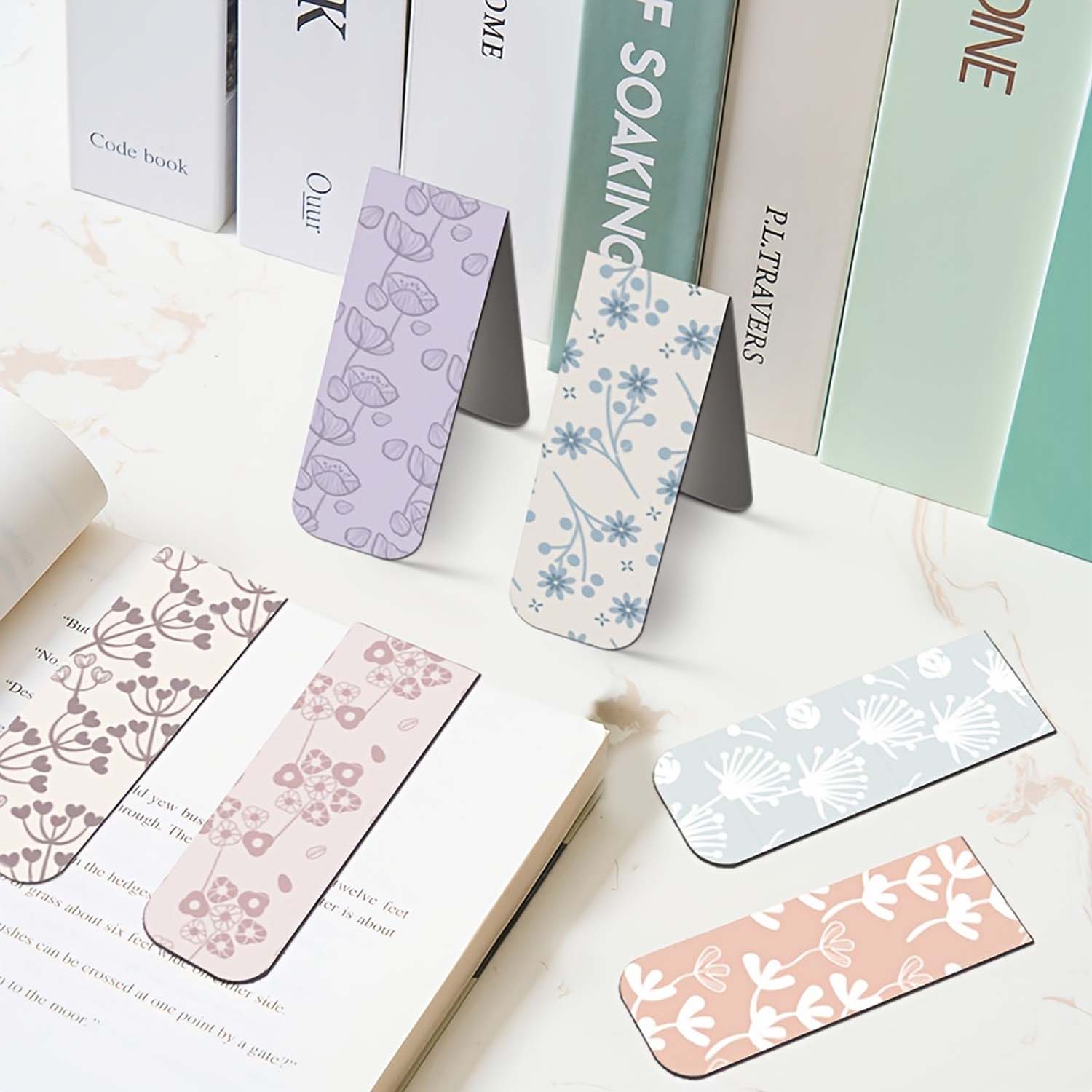 12pcs Flower Magnetic Bookmark - Bookmark Magnetic Clip recension och pris