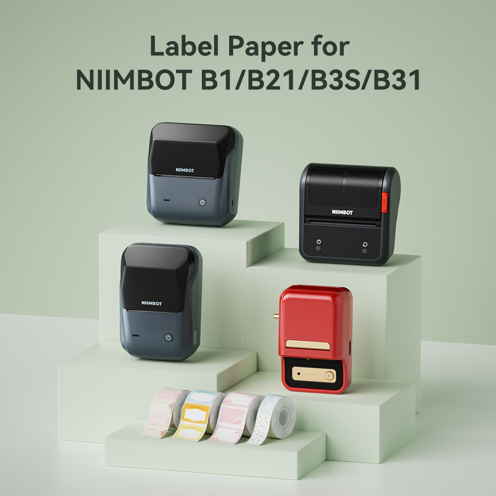 NIIMBOT Thermal Label for B1 B - Label Printer Tape recension och pris