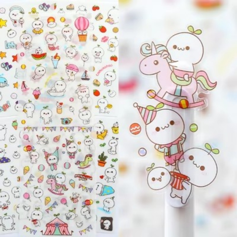 6 Sheets/Pack Cartoon Cat and  - Total Stationery & Office Supply recension och pris