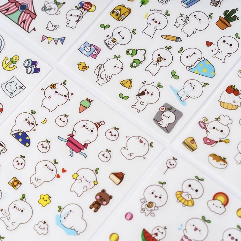 6 Sheets/Pack Cartoon Cat and  - Total Stationery & Office Supply recension och pris