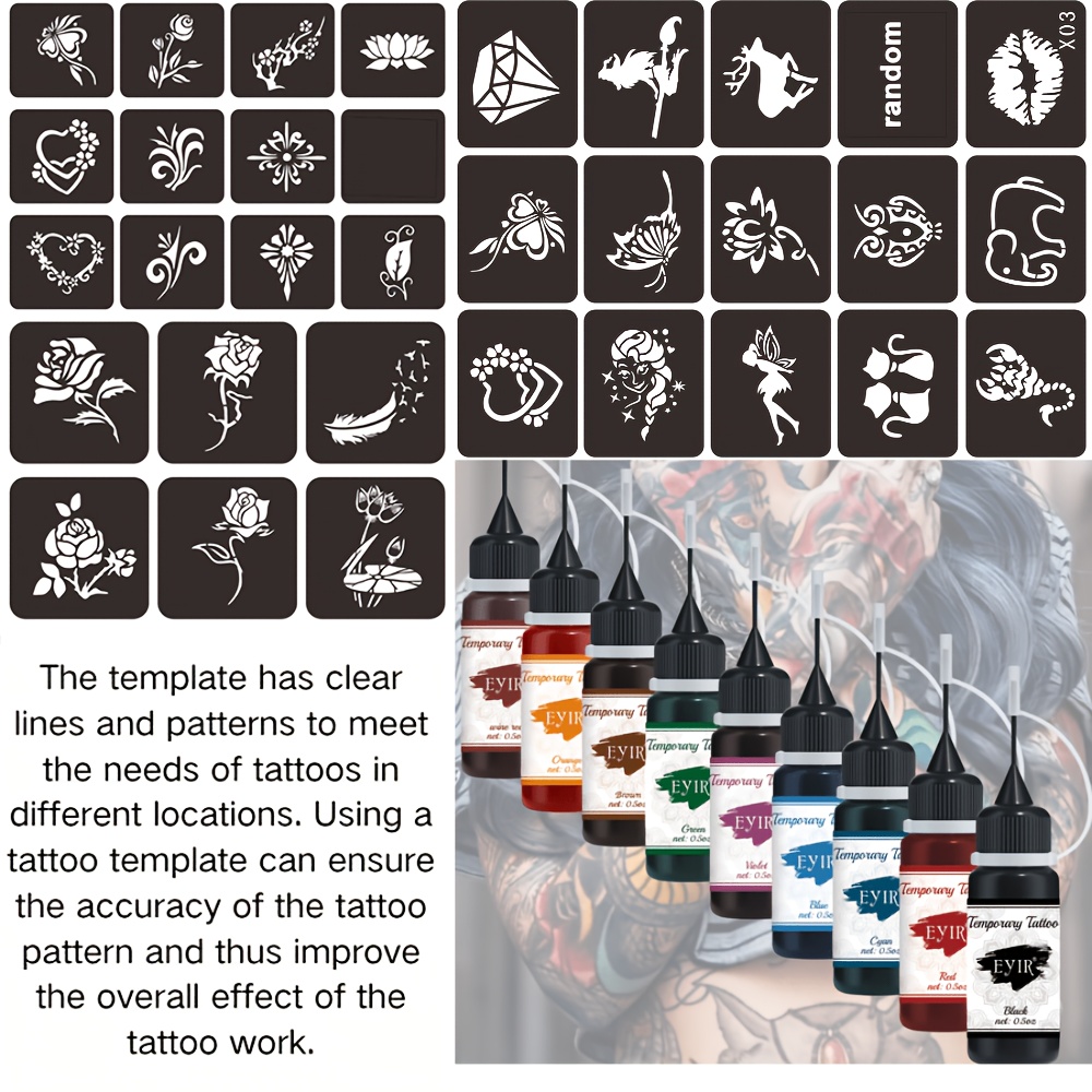 12 Colors Temporary Tattoo Gel - Gel Ink Pen Set recension och pris