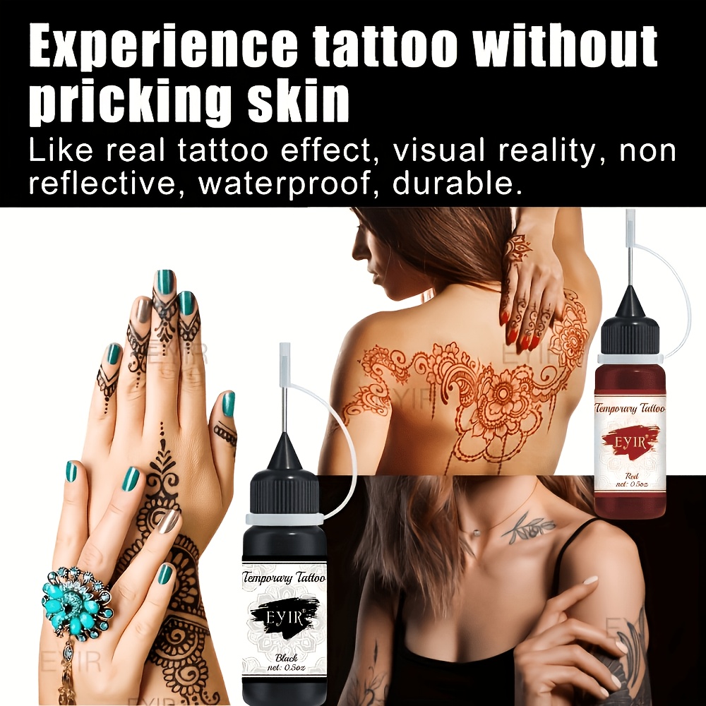 12 Colors Temporary Tattoo Gel - Gel Ink Pen Set recension och pris