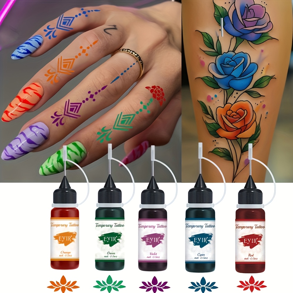 12 Colors Temporary Tattoo Gel - Gel Ink Pen Set recension och pris