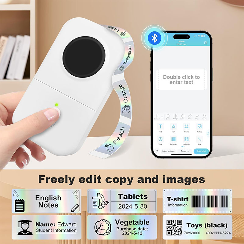 P15 Label Printer Sticker 12*4 - Label Printer Tape recension och pris
