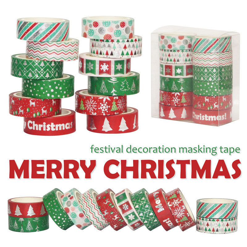 60 Meter Christmas Washi Tapes - Washi Tape Set recension och pris