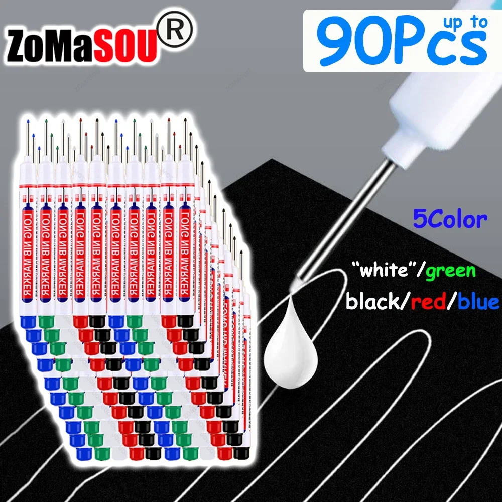 1-90Pcs Waterproof White Long  - Highlighter Set Pastel recension och pris