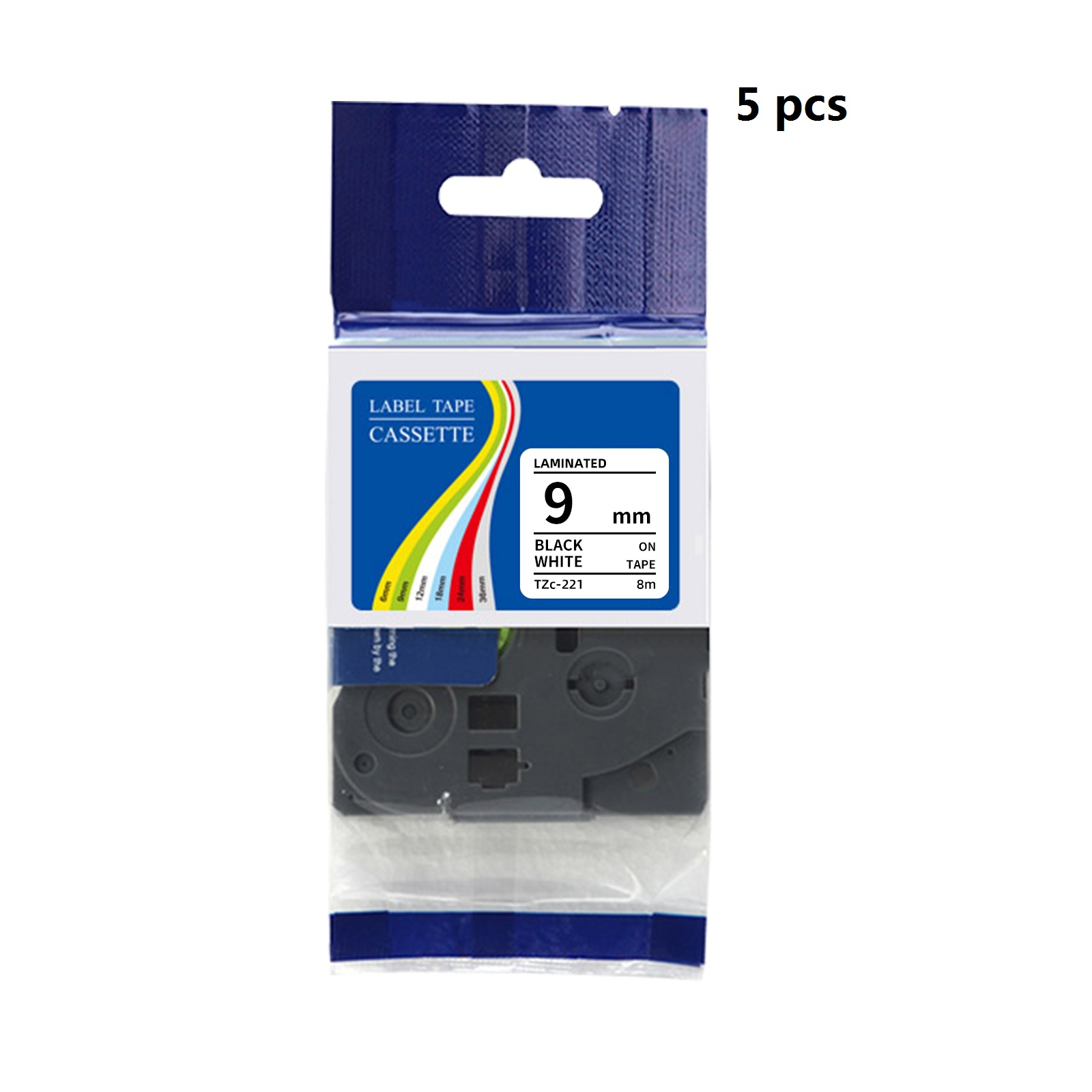 5 Pcs Compatible Brother TZe L - Label Printer Tape recension och pris