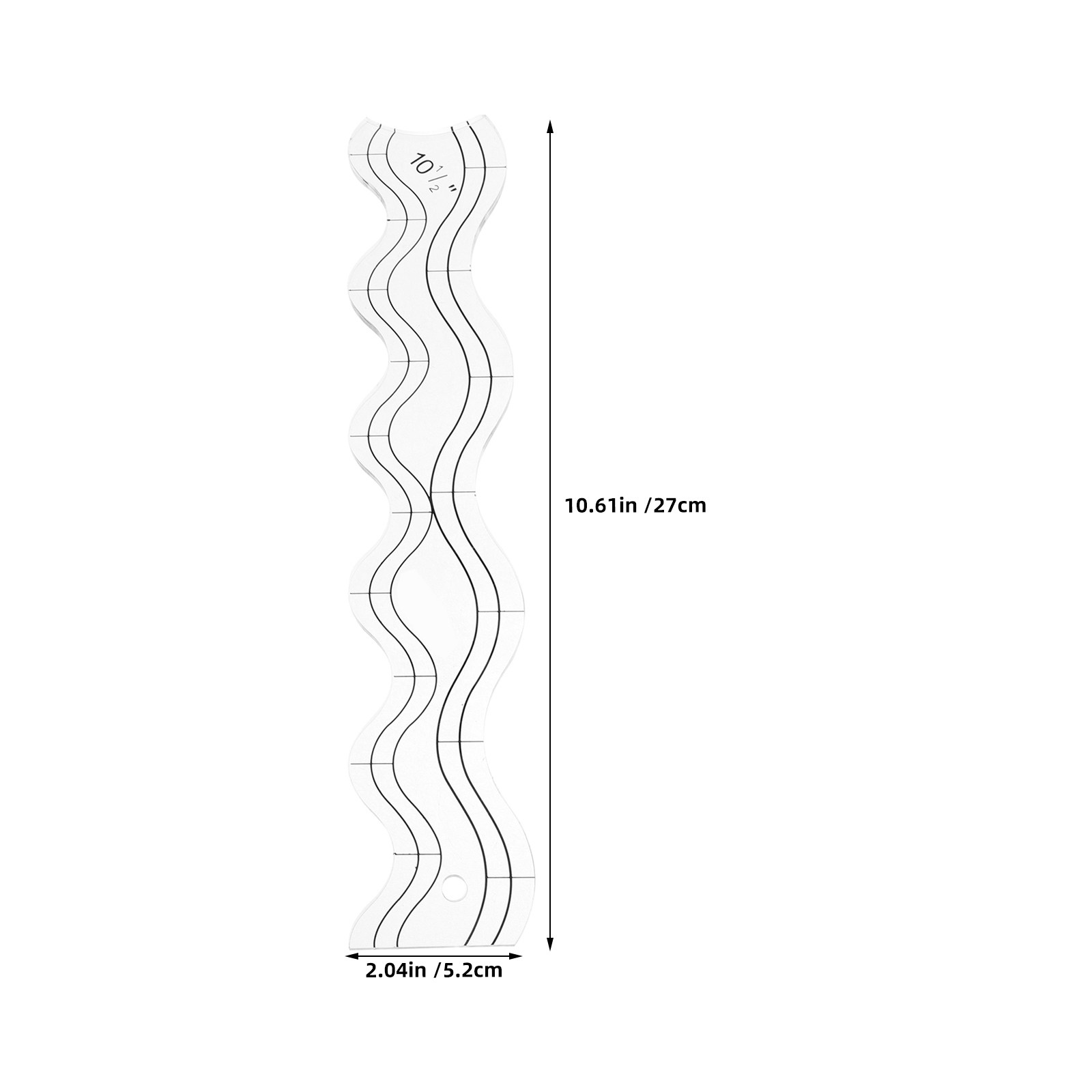 2Pcs Quilting Ruler Set Transp - Ruler Set Transparent recension och pris