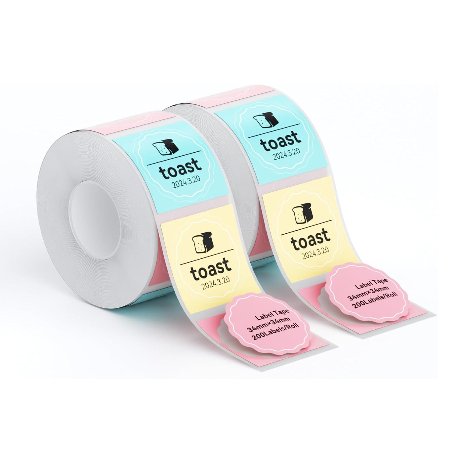 NiiMBOT B21 B1 B3S Round Label - Label Printer Tape recension och pris