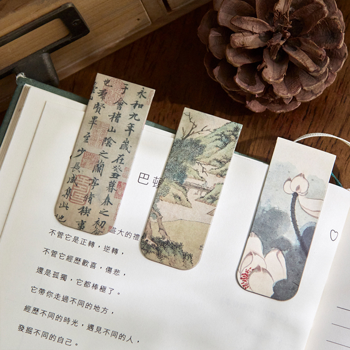 4 pcs/lot Chinese Ancient cust - Bookmark Magnetic Clip recension och pris