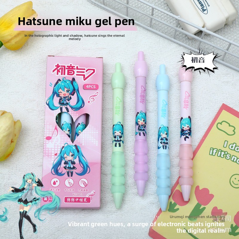 Kawaii Hatsune Miku Gel Pen Cu - Gel Ink Pen Set recension och pris