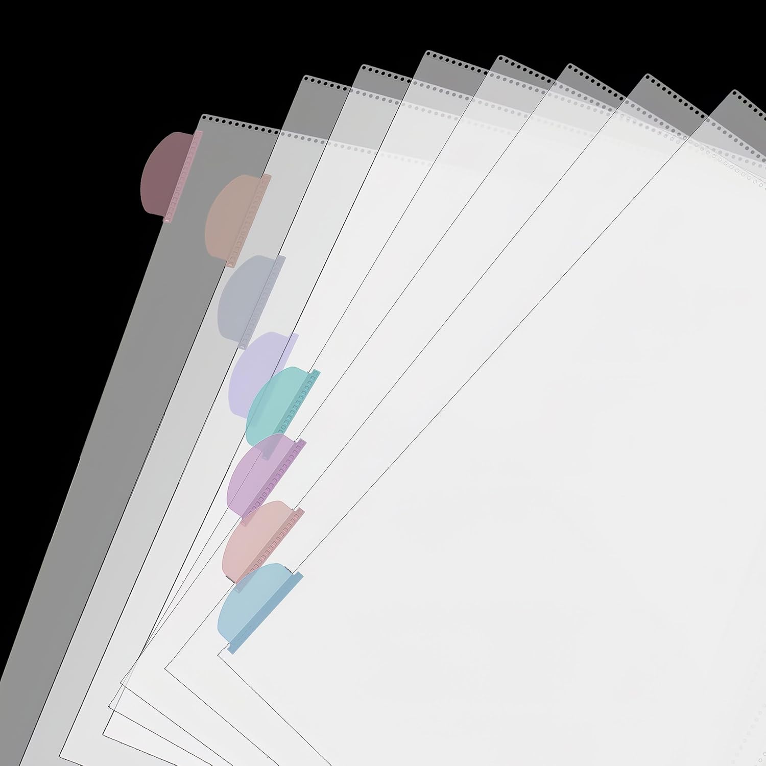 A4 Clear Sheet Protectors with - Index Tab Divider recension och pris
