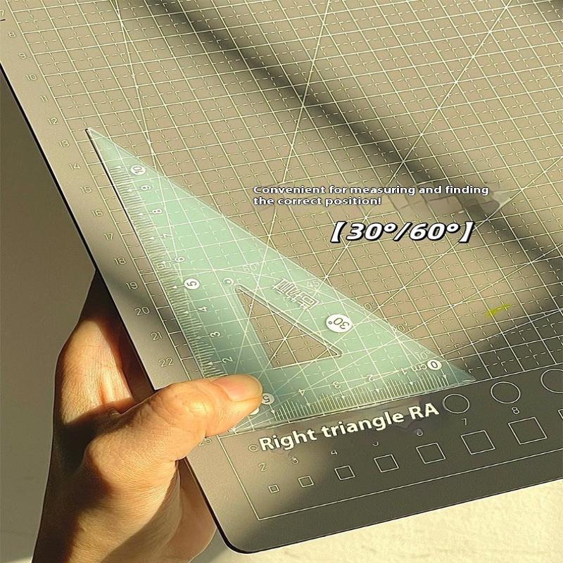 4PCS/Set 15CM Jelly Ruler Set  - Ruler Set Transparent recension och pris