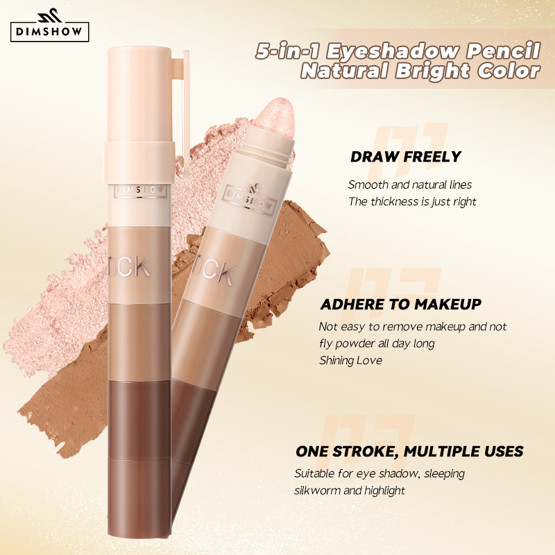 5-in-1 Lazy Eyeshadow Pen High - Highlighter Set Pastel recension och pris