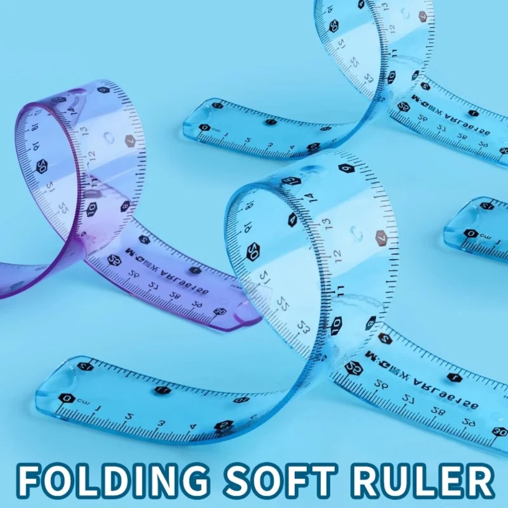 1/3pcs Transparent Soft Ruler, - Ruler Set Transparent recension och pris