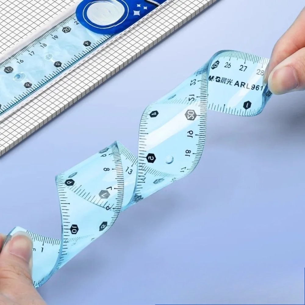 1/3pcs Transparent Soft Ruler, - Ruler Set Transparent recension och pris