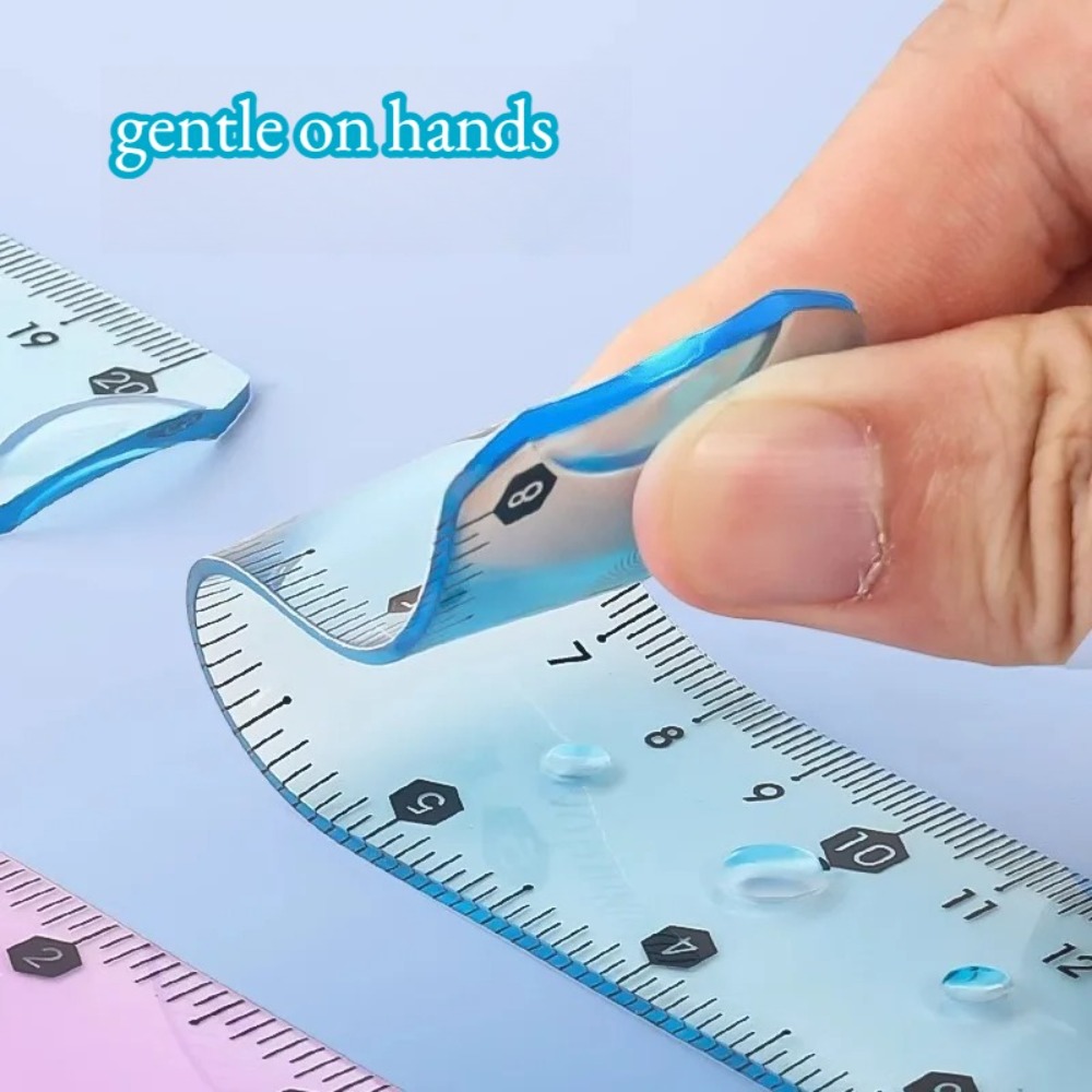 1/3pcs Transparent Soft Ruler, - Ruler Set Transparent recension och pris