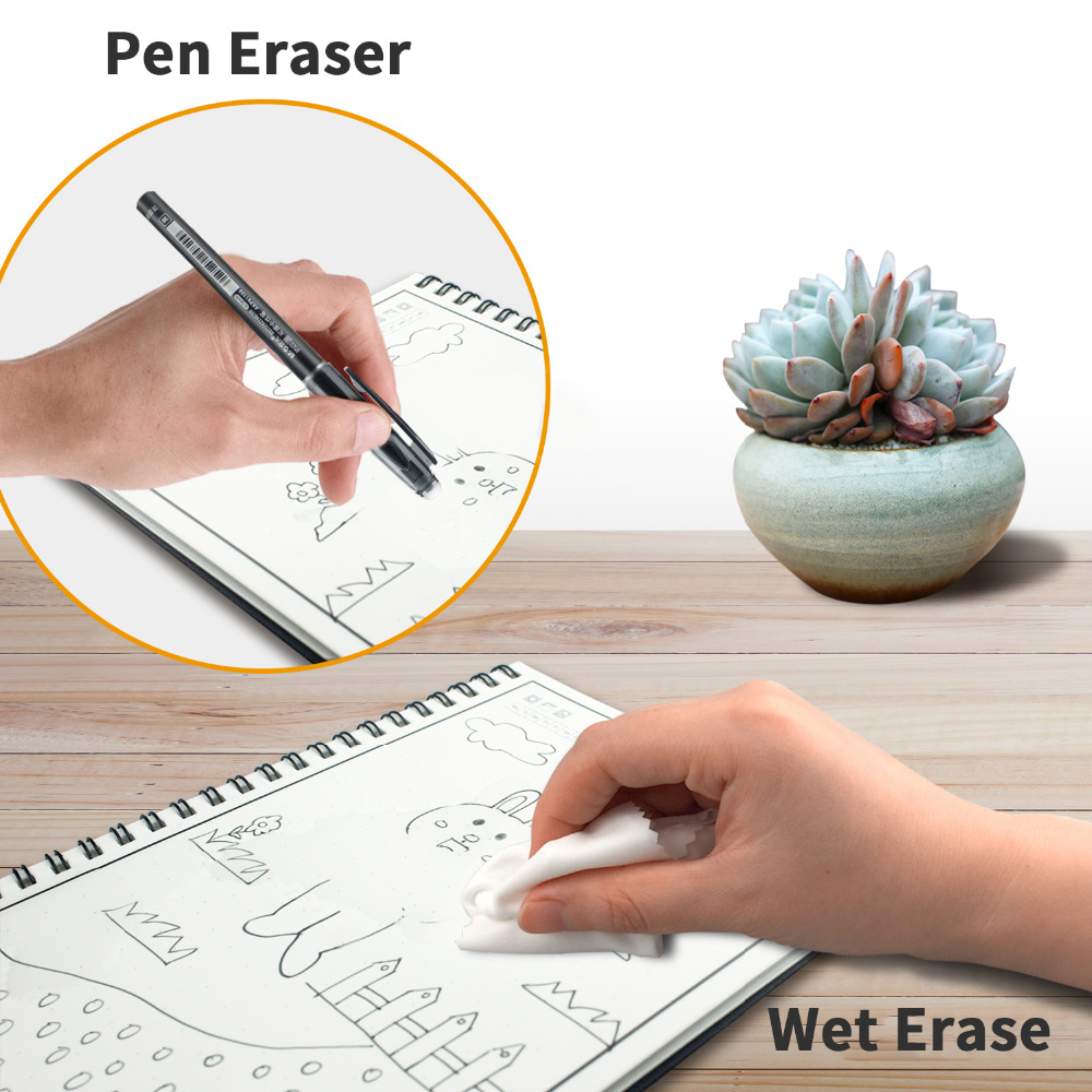 A6 Size Smart Reusable Erasabl - Graph Paper Pad recension och pris
