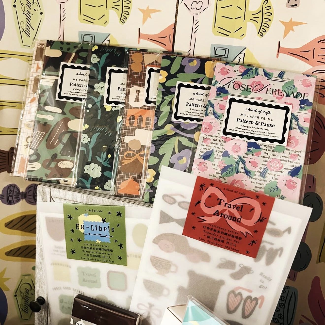 A Kind Of Cafe Studio Vintage  - Washi Tape Set recension och pris