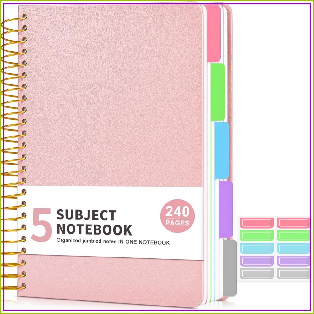 5 Subject Notebook College Rul - Graph Paper Pad recension och pris