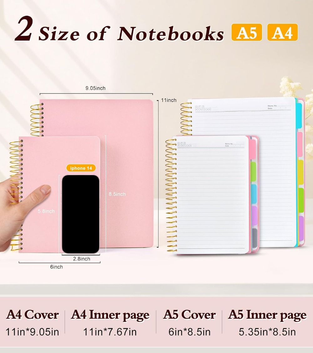 5 Subject Notebook College Rul - Graph Paper Pad recension och pris