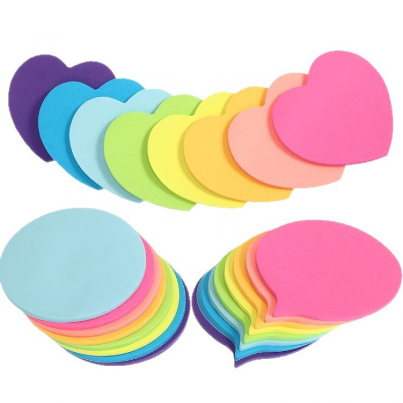 【3 Styles Heart Memo Pads】720  - Total Stationery & Office Supply recension och pris