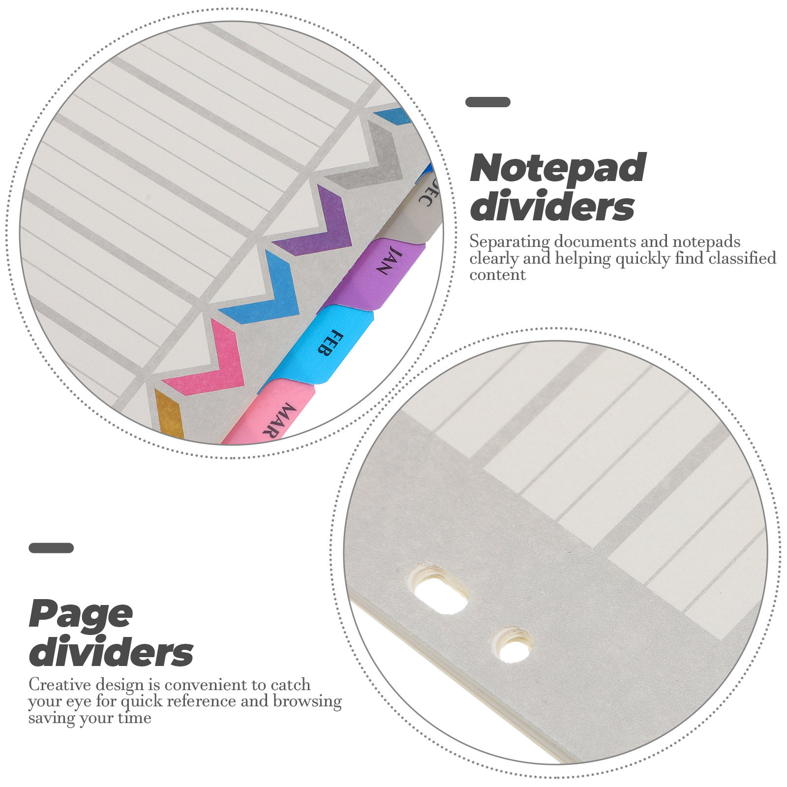 12Sheets Binder Dividers Tabs  - Index Tab Divider recension och pris