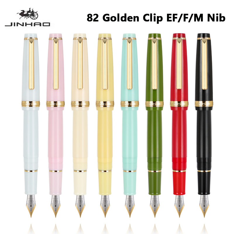 Jinhao 82 Fountain Pen Golden  - Office Stationery Supply Business recension och pris