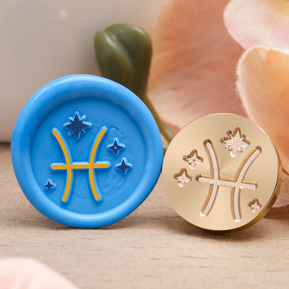 Zodiac Signs Wax Seal Stamp, W - Wax Seal Stamp Kit recension och pris