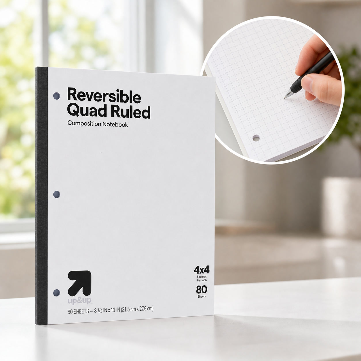 1pcs Reversible Quad Ruled Com - Graph Paper Pad recension och pris