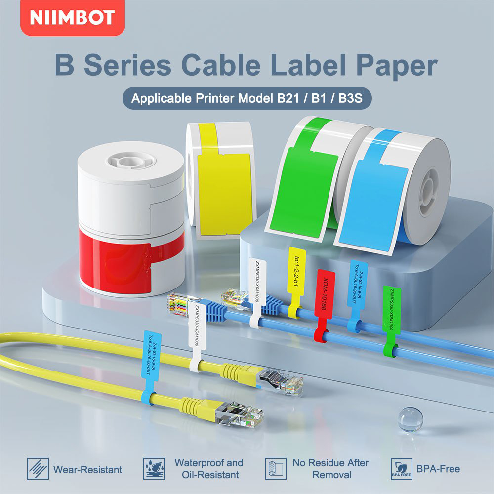 Niimbot Cable Label Portable P - Label Printer Tape recension och pris